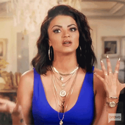 Hungry Lady In Blue Gobble GIF