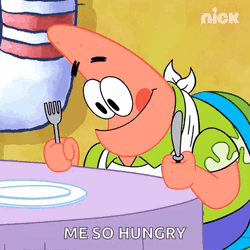 Hungry Patrick Star GIF