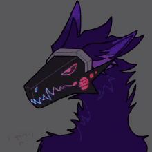 Hungry Protogen Maw Yiff GIF