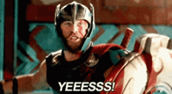 Hurray Yes Excited Thor GIF