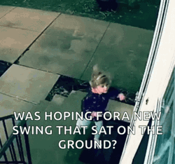 Hurricane Meme Little Kid Swinging By The Door GIF