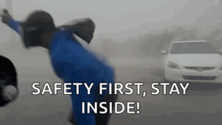 Hurricane Meme Safety First Stay Inside GIF