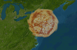 Hurricane Wind Forecast GIF