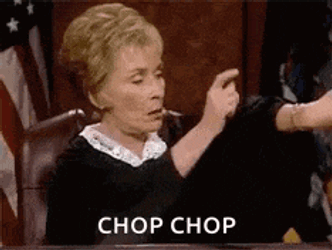 Hurry Up Judge Judy GIF