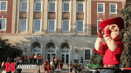 Huskers Deal With It Cool Mascot GIF