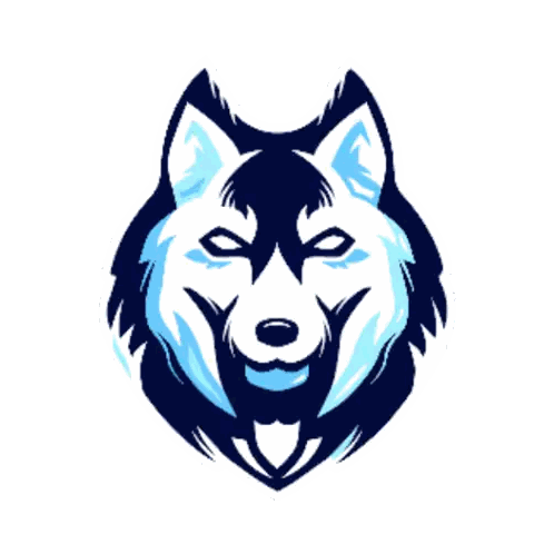 Husky With Number 1 Sticker