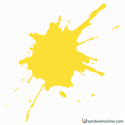 Hustle And Humble Poster With Yellow Splash GIF