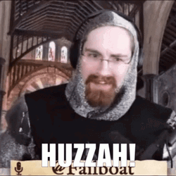Huzzah Bearded Man GIF