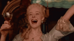 Huzzah Elle Fanning Cheering GIF