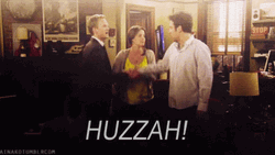 Huzzah Neil Patrick Harris Hand Shake GIF