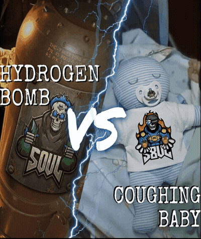 Hydrogen Bomb And Baby With Pacifier GIF
