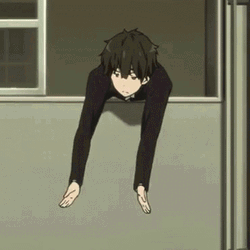 Hyouka Hotaro Oreki Window Clapping GIF