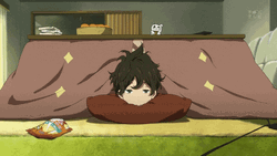 Hyouka Lazy Oreki Eating Noodles GIF