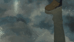 Hyouka Oreki Rain Sun Umbrella GIF