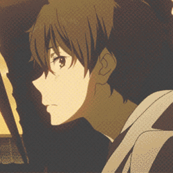 Hyouka Oreki Shy Blush GIF