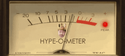 Hype Meter With Crowned Man GIF