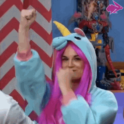 Hype Unicorn Brianne Chandler Excited GIF