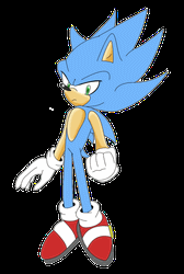 Hyper Sonic Changing Rainbow Hair GIF