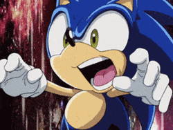 Hyper Sonic Charging Epic Fight GIF