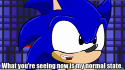 Hyper Sonic Normal State Sonic GIF