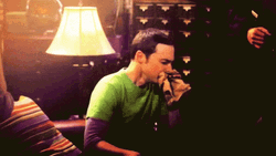 Hyperventilating Sheldon GIF