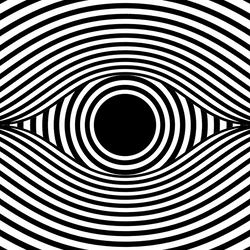Hypno Black And White Eye GIF