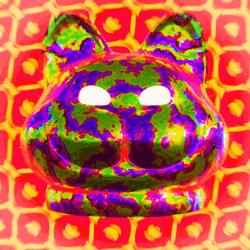 Hypno Blinking Eyes Cat GIF