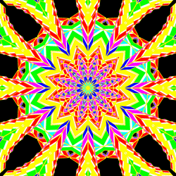 Hypno Colorful Mandala Hypnotizing GIF