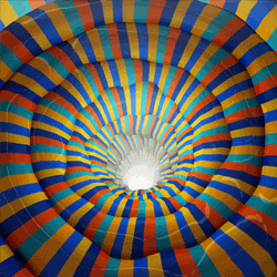 Hypno Colorful Sinking Loophole GIF