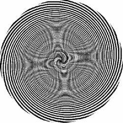 Hypnotic Animated Spirals Optical Illusions GIF