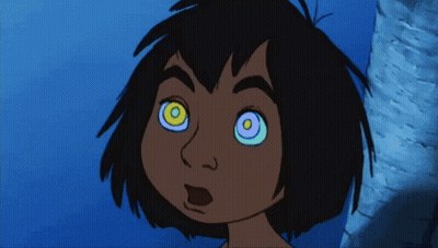 Hypnotic Cartoon Face Close-Up GIF