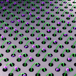Hypnotic Optical Illusion 3D Jumping Pinballs GIF