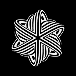 Hypnotic Optical Illusion Abstract Circle Pattern GIF