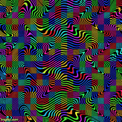 Hypnotic Optical Illusion Abstract Digital Art GIF