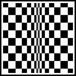 Hypnotic Optical Illusion Clashing Grids GIF