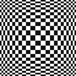 Hypnotic Optical Illusion Moving Checker Board GIF