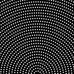 Hypnotic Optical Illusion Revolving Black And White Dots GIF