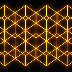 Hypnotic Optical Illusion Spinning Cubes GIF