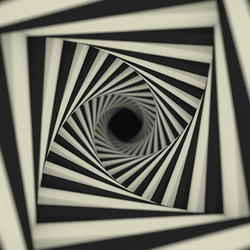 Hypnotic Optical Illusion Spinning Spiral Loop GIF
