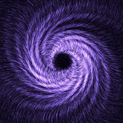 Hypnotic Spiral Black Center Purplish White Whirlwind GIF