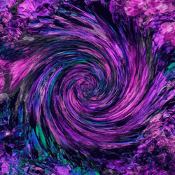 Hypnotic Spiral Purple Whirlpool GIF