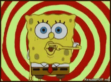 Hypnotized Spongebob In Trance