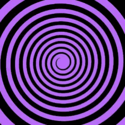 Hypnotizing Purple Illusion