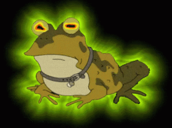 Hypnotoad Glowing Energy Futurama GIF