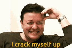 Hysterical Laughing Crack Myself GIF
