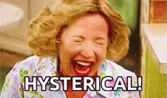 Hysterical Laughing Debra Jo Rupp GIF