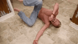Hysterical Laughing Floor Rolling GIF