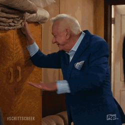 Hysterical Laughing Schitts Creek Bob GIF