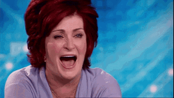 Hysterical Laughing Sharon Osbourne GIF