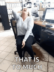 Hysterical Laughing Too Much GIF